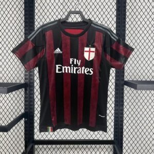 2015/2016 Retro AC Milan Home Football Shirt