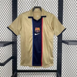 2001/2002 Retro Barcelona Away Football Jersey