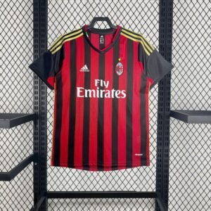 2013/2014 Retro AC Milan Home Football Shirt