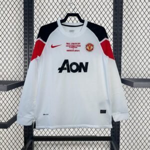2010/2011 Retro Long Sleeve Manchester United Champions League Edition Away Shirt