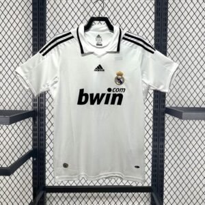 2008/2009 Retro Real Madrid Home Football Shirt