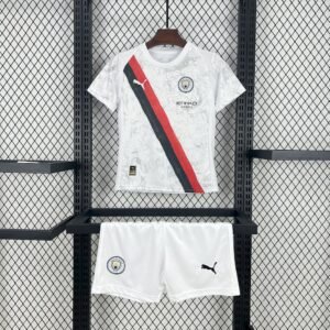 2025/2026 Manchester City Away Football Shirt Kids Size 1:1 Thai Quality