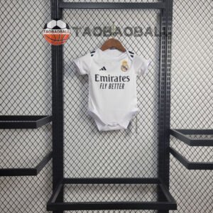 2024/2025 Real Madrid Home Football Shirt Baby Size 1:1 Thai Quality