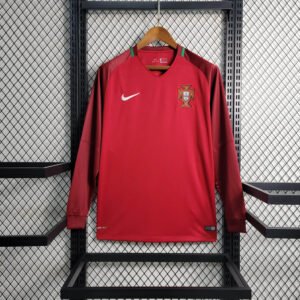 2016 Retro Long Sleeve Portugal Away Football Shirt 1:1 Thai Quality