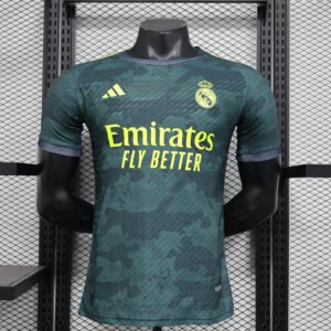 2024/2025 Player Version Real Madrid Special Edition Green Football Shirt 1:1 Thai Quality