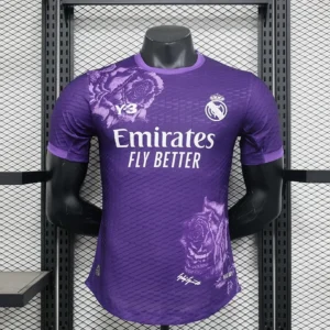 2024/2025 Player Version Real Madrid Y-3 Special Edition Purple Football Shirt 1:1 Thai Quality