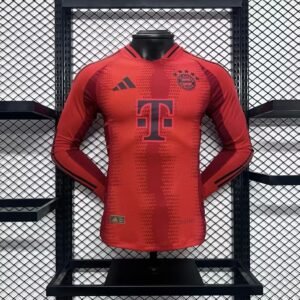 2024/2025 Player Edition Bayern Munich Home Long Sleeve Jersey 1:1 Thai Quality