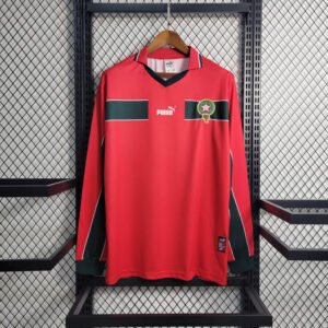 1998 Retro Long Sleeve Morocco Third Away Football Shirt 1:1 Thai Quality