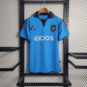 2001/2002 Retro Manchester City Home Football Shirt 1:1 Thai Quality