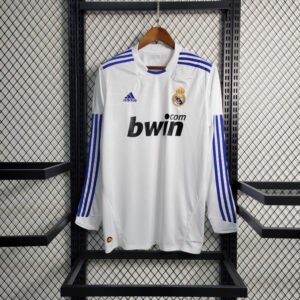 2010/2011 Retro Long Sleeve Real Madrid Home Football Shirt 1:1 Thai Quality
