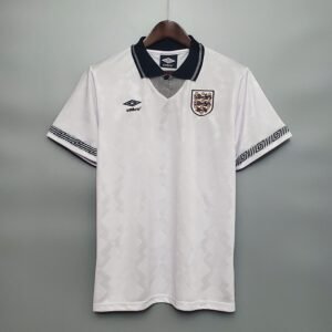 1990 Retro England Home Football Shirt 1:1 Thai Quality