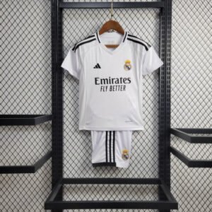 2024/2025 Real Madrid Home Football Shirt Kids Size 1:1 Thai Quality