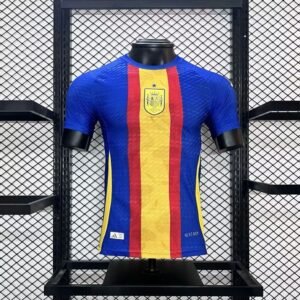 2024/2025 Player Version Spain Euro Pre-match training uniform Jersey 1:1 Thai Quality