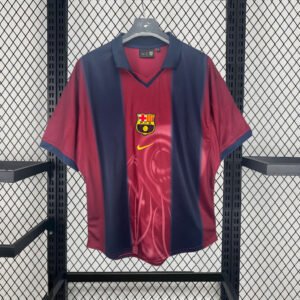 2000/2001 Retro Barcelona Camp Nou Collaboration Loose Edition Football Jersey 1:1 Thai Quality