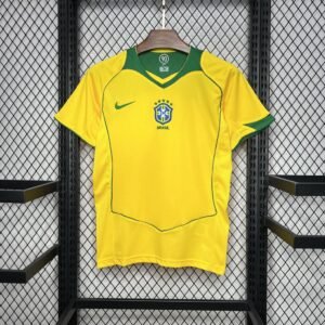 2004 Retro Brazil Home Football Shirt 1:1 Thai Quality