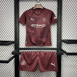 2024/2025 Manchester City Third Away Kids Kit 1:1 Thai Quality