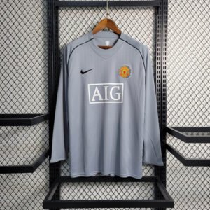 2007/2008 Retro Long Sleeve Manchester United Goalkeeper Football Shirt 1:1 Thai Quality